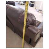 Gorgeous Leather Couch with recliners on both ends Solid Condition with Minimal Signs of wear