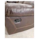 Gorgeous Leather Couch with recliners on both ends Solid Condition with Minimal Signs of wear