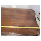 2 Coffee/Side Tables one with a Marble top Both in Solid condition