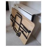 Two Sewing Tables Both Fold up