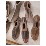 Gorgeous On Freedoms Wing by Rick Kelley framed Print and Several Vintage Shoe forms and Stand of Various Sizes