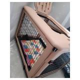 Folding Pet Gear Kennel with Case in good condition