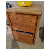 Antique Stow-Away By Barnett foot Stool ottoman, Wooden File Cabinet, Igloo Cooler and more