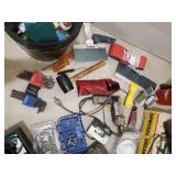 Misc Lot of Tools Craftsman Sander, Nail Gun like new, Fire Extinguisher and More