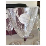 Misc Lot with Vintage Coffee Grinder, Hamilton Beach Crock Pot, Gorgeous Painted Pitcher, Princess House Lead Crystal Wine Glasses and More