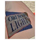 2 umbrellas, Red one is hand held, Old Style is either hand heald or has in the ground Extension, along with Hand weights and more