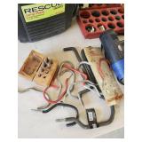 Rescue Jump Pack, Ball Hitch, O-Ring Assortment, infared Thermometer with Laser and more