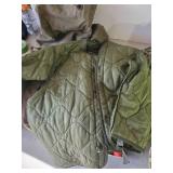 Military Lot Kingform Hat Jacket Gortex Boots Pants And More in a Duffle Bag Ruc Sac
