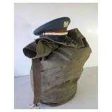 Military Lot Kingform Hat Jacket Gortex Boots Pants And More in a Duffle Bag Ruc Sac