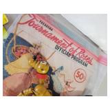 Misc Lot of Books Vintage Toys and an Awesome 1944 Edition Atlas of the world