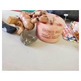 Misc Lot of Books Vintage Toys and an Awesome 1944 Edition Atlas of the world