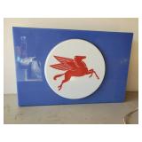 WHOA  Pegasus Mobil Oil Lighted Sign In working condition