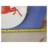 WHOA  Pegasus Mobil Oil Lighted Sign In working condition