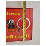 Heavy Duty Vibrant Color Harley Davidson Sign