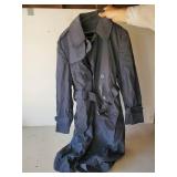 Lot of Dress military Uniforms Never Worn and Black Military Trench Coat also New with Tags Size 40S
