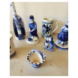 Assorted Lot of Delfts Figurines and other Delfts Items