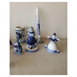 Assorted Lot of Delfts Figurines and other Delfts Items