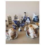 Lot of Misc Vintage Figurines and other items, Old Foley, Little Jack Horner Set and More