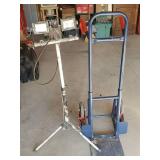 High end 2 Wheel Dollie and Halogen Mechanic Garage Light