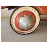 OH MY!!! Vintage Fire Chief Truck Pedal Car with Bell!!