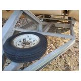 Boat Apache Seamaster Deck Boat with Evinrude 200HP Vindicator Outboard Motor and Stainless Steel two Axel Trailer