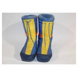 Pair of Retro Colorful Snow Boots