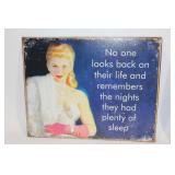 Set of 3 Retro Humor Metal Signs