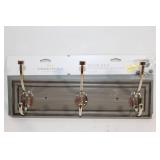 Decorative Wire Basket and Hook Rail Set