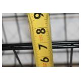 Decorative Wire Basket and Hook Rail Set