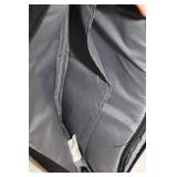 Used Black Fabric Briefcase with Multiple Compartments