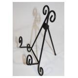 Set of 3 Metal Display Easels in Various Finishes