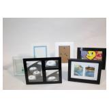 Collection of 5 Picture Frames Including Tweety and Scenic Designs