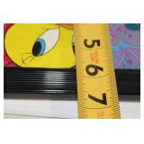 Collection of 5 Picture Frames Including Tweety and Scenic Designs