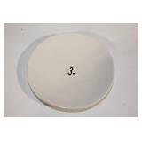 Set of 4 Magenta Exclusive Dessert Plates with Numbered Design