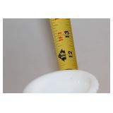 Vintage White Hobnail Glass Electric Table Lamp