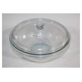 Clear Glass Cooking Bowl with Lid