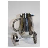 Stainless Steel French Press Coffee Maker with Lid and Plunger