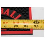 Fireball Whisky Rubber Bar Mat 24" x 4"