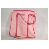 Clinique Pink Tote Bag with Shoulder Straps