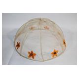 Decorative Mesh Food Cover with Orange Flower Accents