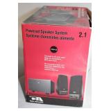 Cyber Acoustics 2.1 Powered Speaker System CA-3000