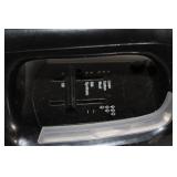 Used Black Steam Iron with Adjustable Settings and Power Cord