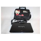 Used Sony VAIO Laptop with Charger and Hello Kitty Carrying Bag
