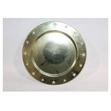 Gold Charger Plates with Star Cut-outs - Set of 3