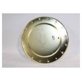 Gold Charger Plates with Star Cut-outs - Set of 3