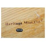 Heritage Mint Wooden Lighthouse Model with Dark Red Accents