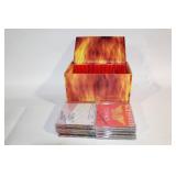 Aerosmith Box of Fire Complete 10-CD Collection with Fire-Themed Case