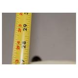 Cream Ceramic Table Lamp with Pleated Shade