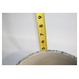 Set of 2 Vintage Stoneware Bowls with Blue and Brown Speckled Design