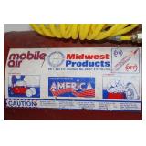 Vintage Mobile Air Midwest Products Air Tank with Pressure Gauge